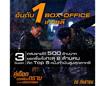 โหดระห่ำนรกต้องกราบ! เปิดตัวอันดับ 1 บ็อกซ์ออฟฟิศเกาหลี “ฮวังจองมิน” แท็กทีม “จองแฮอิน” ปิดเมืองล่าล้างบางทรชนใน “I, The Executioner”